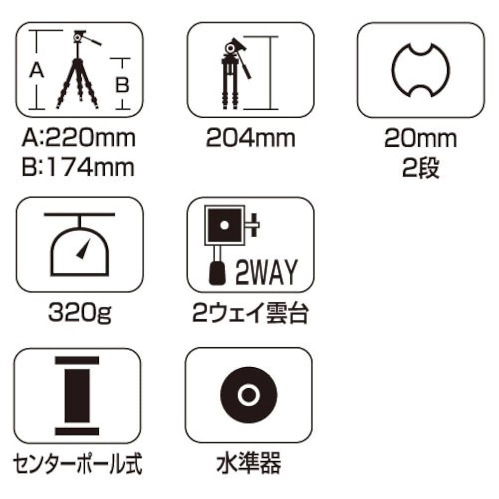 ご確認用です。 Amazon | SLIK 三脚 ミニ II 2段 卓上三脚 214817 | 卓上三脚